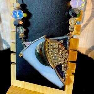 One of A Kind Art Deco Hand Crafted Necklace